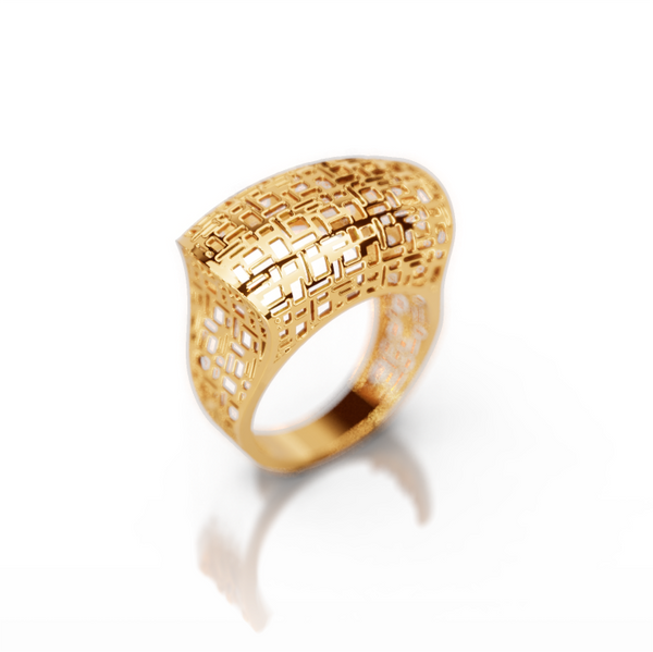Emerald Halo Wedding Ring 11