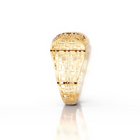 Emerald Halo Wedding Ring 11