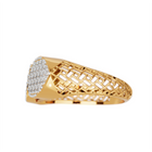 Emerald Halo Wedding Ring 12