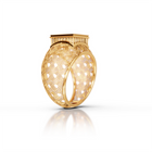 Emerald Halo Wedding Ring 14
