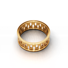 Emerald Halo Wedding Ring 6
