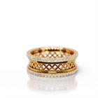 Emerald Halo Wedding Ring 9