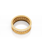 Emerald Halo Wedding Ring 9