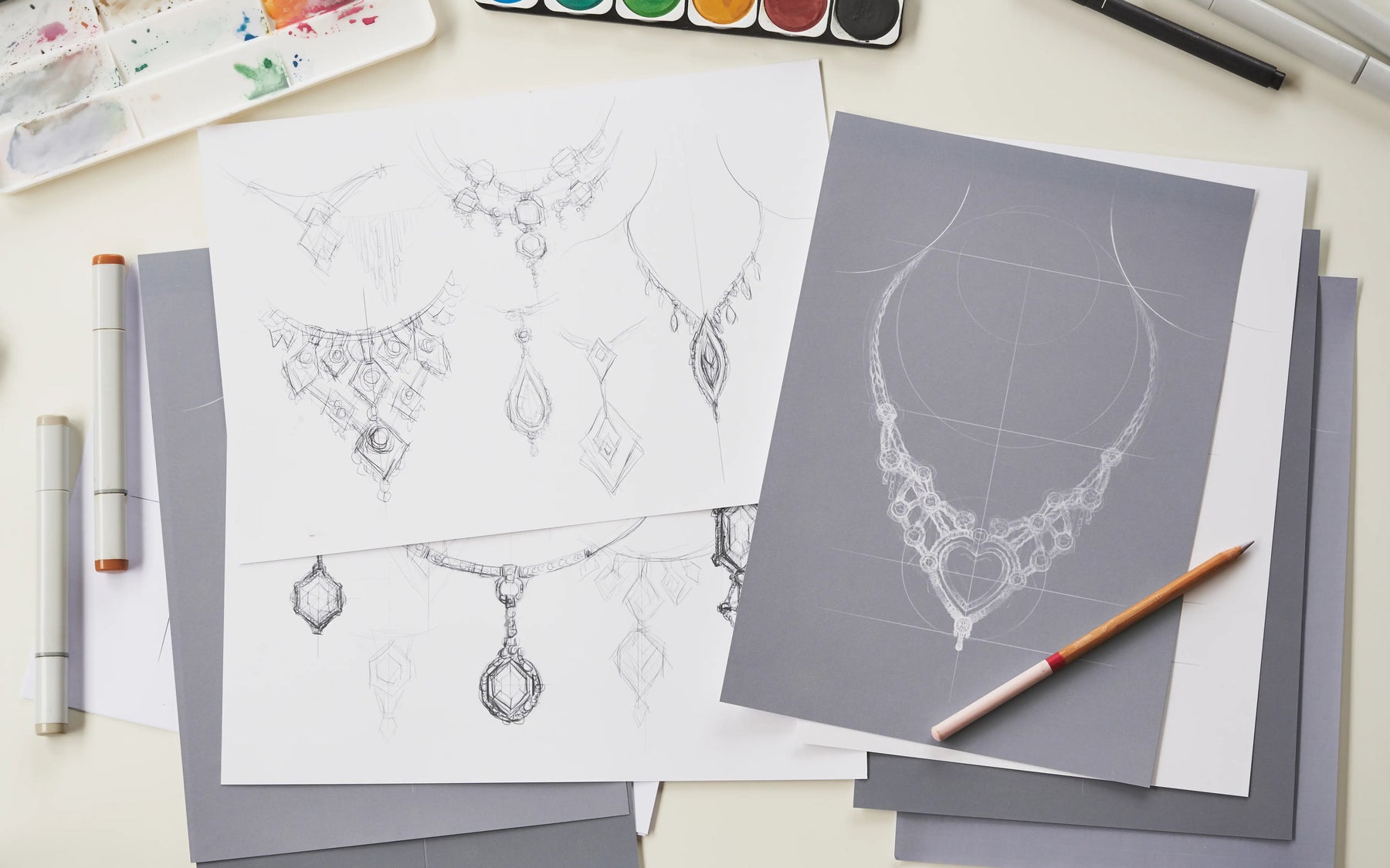 How the sketch artist at Zefire sketch ideas and bring them to reality