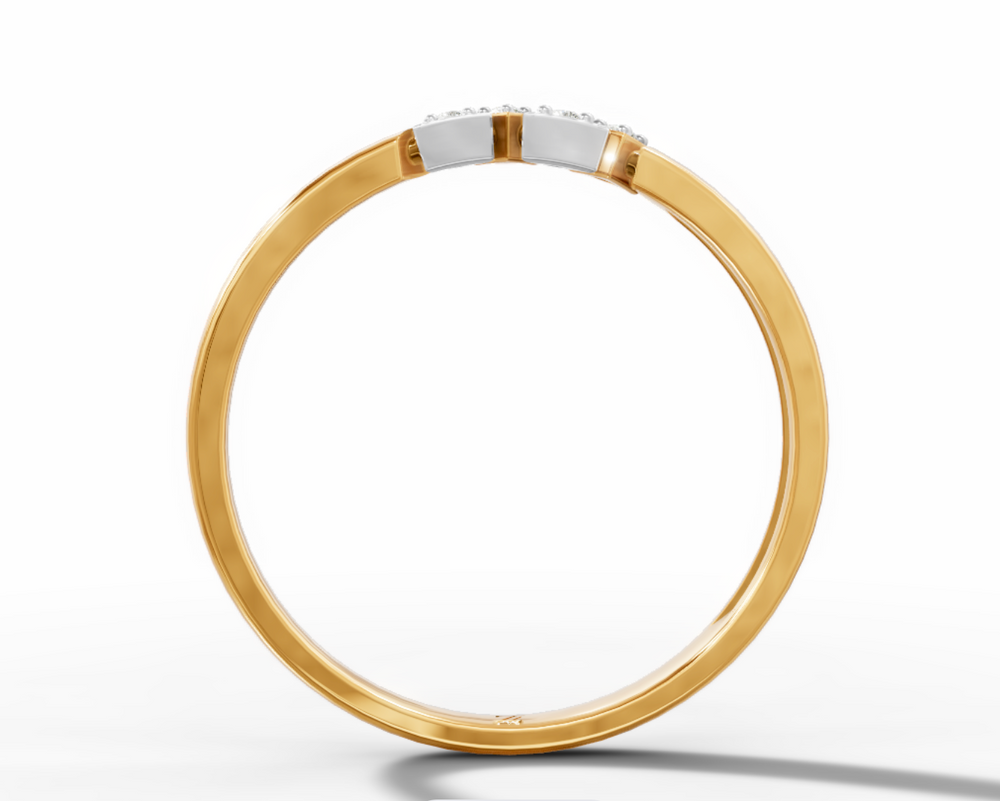 Triangle Diamond Band — side profile