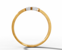 Triangle Diamond Band — side profile