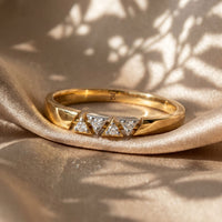 Triangle Diamond Band