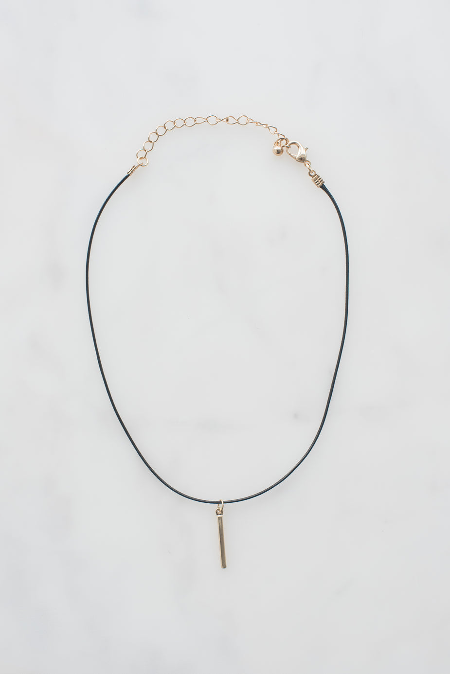 Choker with Gold Pendant - ZEFIRE JEWELLERY