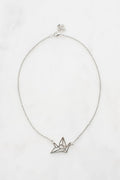 Origami Crane Necklace - ZEFIRE JEWELLERY