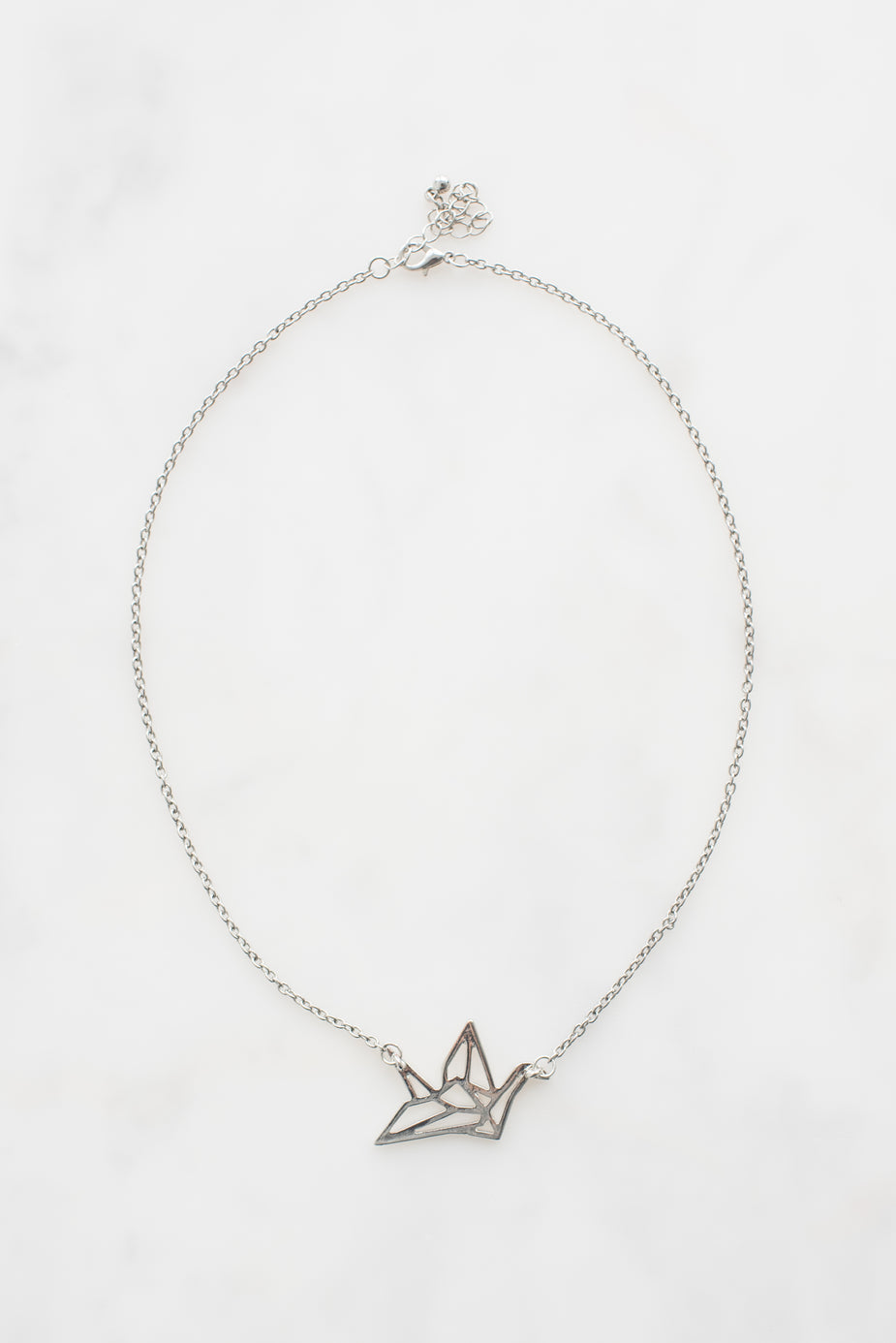 Origami Crane Necklace - ZEFIRE JEWELLERY