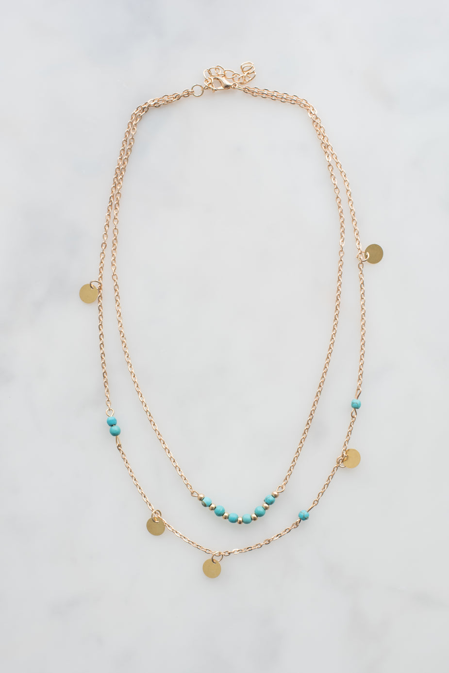 Pretty Gold Necklace - ZEFIRE JEWELLERY