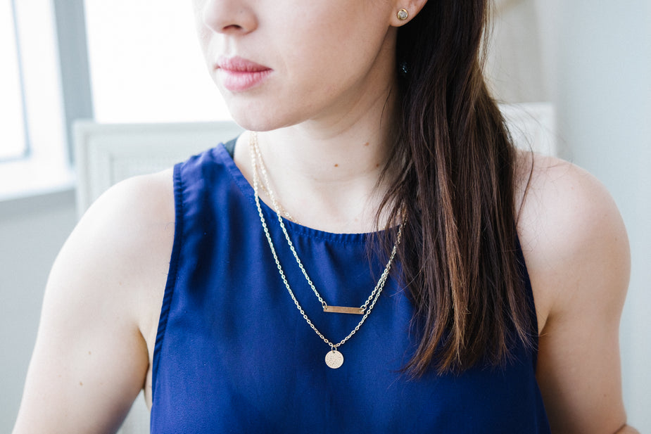 Dainty Gold Necklace - ZEFIRE JEWELLERY